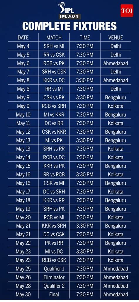 ipl rivalry week 2024 schedule